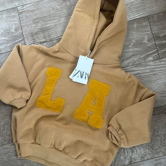 ZARA kids mustard/ Tan Hoodie 4-5Y - Picture 1 of 1